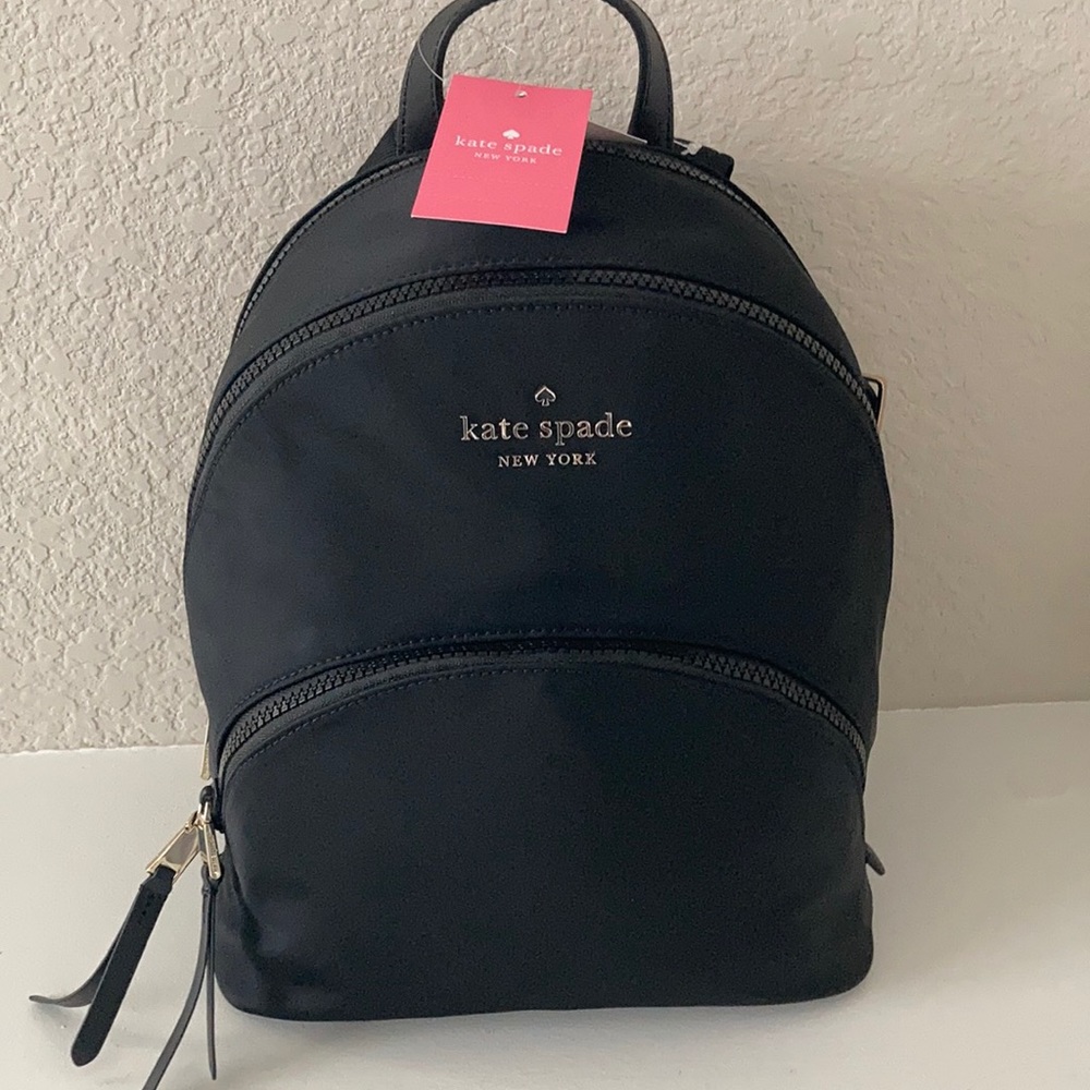 Kate Spade Karissa Black Nylon Medium Backpack
